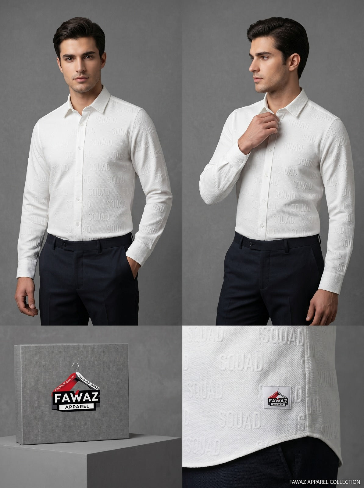 Essential Oxford Button-Down Shirt – Men’s Classic White Long Sleeve Casual Shirt