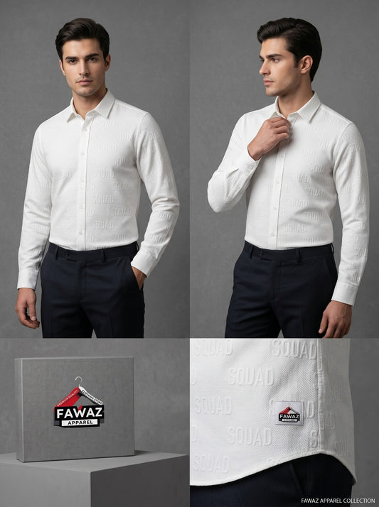 Essential Oxford Button-Down Shirt – Men’s Classic White Long Sleeve Casual Shirt
