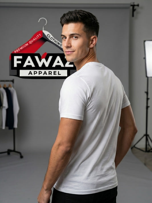 Essential Performance Crew Tee – Men’s Bright White Short Sleeve Athletic T-Shirt