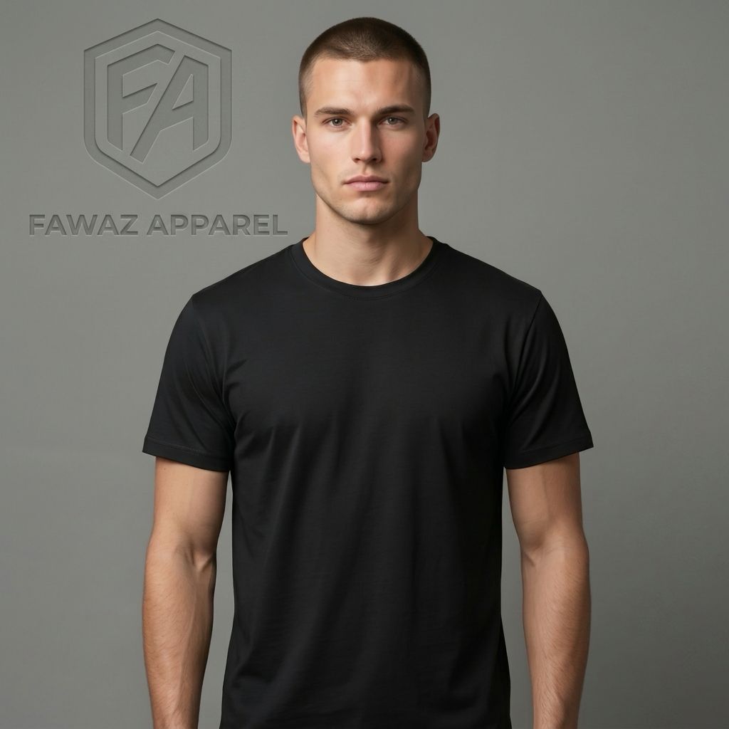 Essential Performance Crew Tee – Men’s Charcoal Grey Short Sleeve Athletic T-Shirt