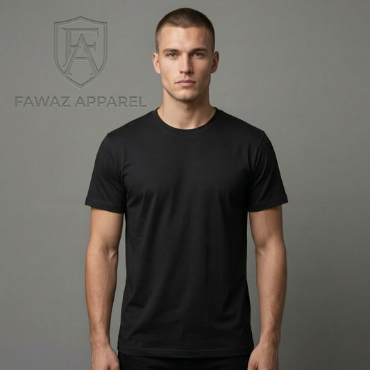 Essential Performance Crew Tee – Men’s Charcoal Grey Short Sleeve Athletic T-Shirt