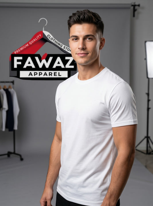 Essential Performance Crew Tee – Men’s Bright White Short Sleeve Athletic T-Shirt
